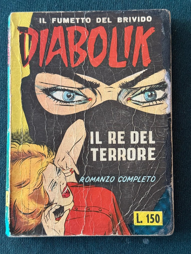 Diabolik 1 - diffusione Sodip - Il re del terrore - 1 Comic - Reprint - 1964 #1.0