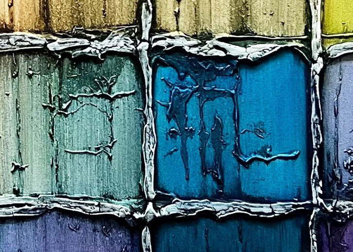 J.Jecminek - Layers of Light - XL 3D painting - ready to hang - details! - own unique technique - 256585 #4.3