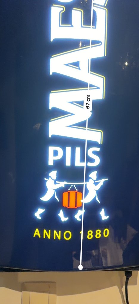 Le Fermoir - Φωτεινή επιγραφή Maes - Διαφημιστική πινακίδα - Μέταλλο, Πλαστικό #2.1