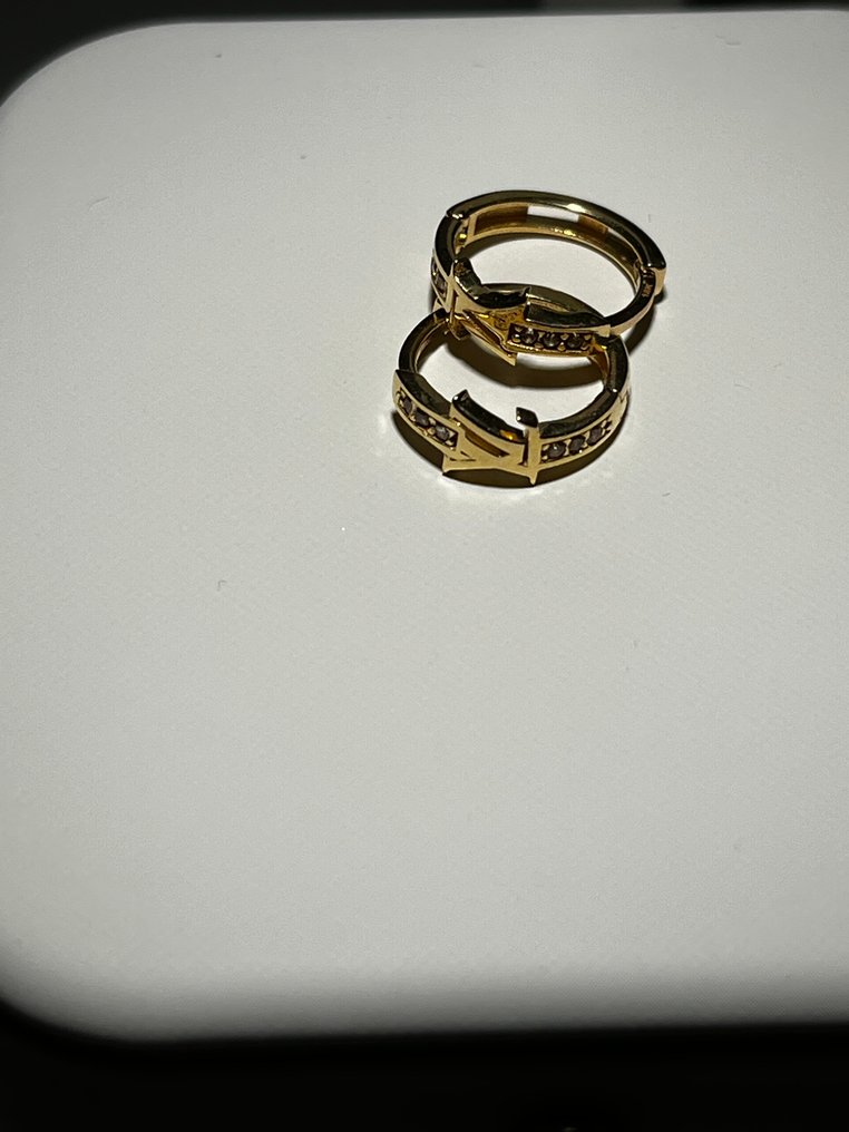 Ingen reservasjonspris - Huggie øredobber - 18 karat Gull - 18-karat gull Huggies-øredobber #2.1