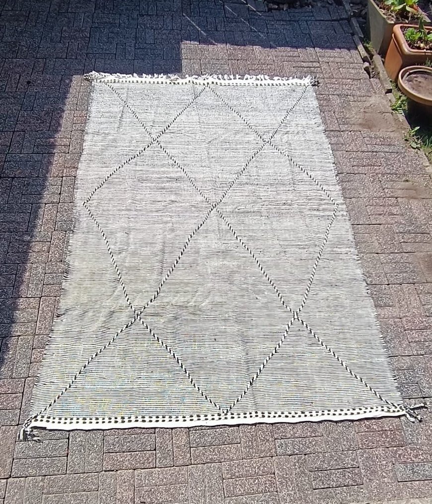 Berber - 地毯 - 204 cm - 162 cm - 摩洛哥 Kelim 地毯 #1.0