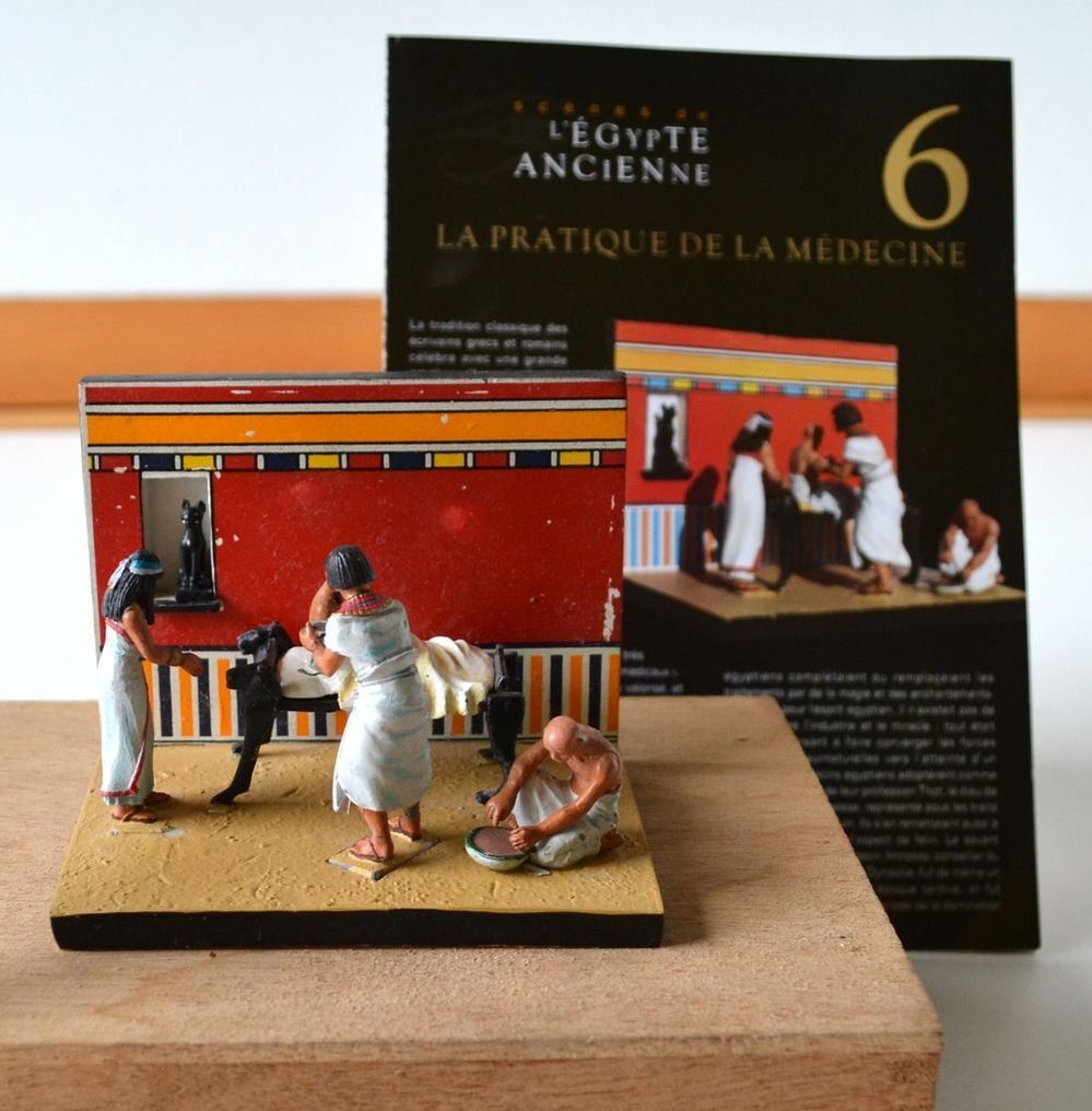  - 立体透视模型 Del Prado n° 6 - Egypte ancienne - 1/32 ème - La Pratique de la médecine #1.0