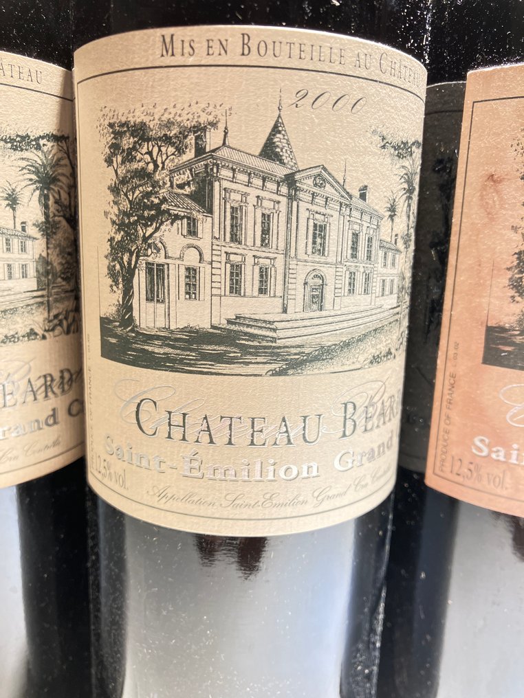 2000 Château Béard - Saint-Émilion Grand Cru - 6 Flasker (0,75 L) #1.0