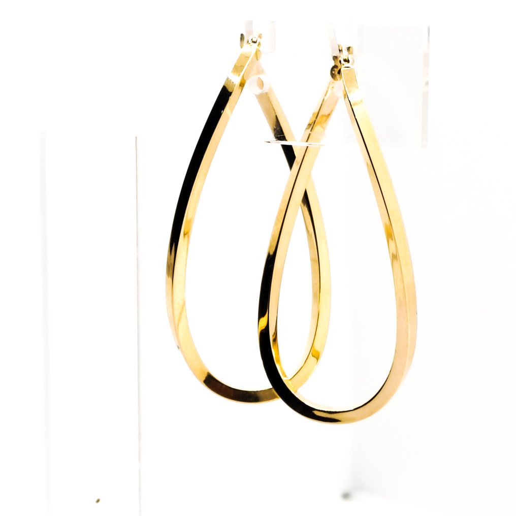 Nincs minimálár - Drop fülbevaló - 18 kt. Sárga arany #1.0