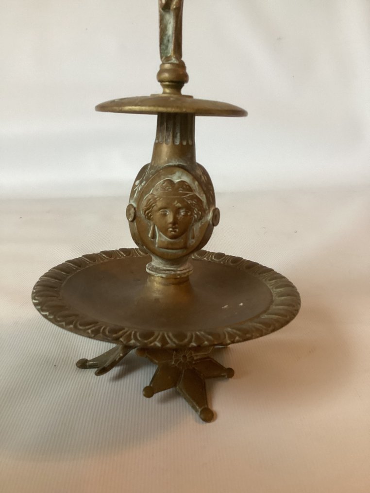 Candleholder Following an ancient Roman example - Bronze, Brass - To ancient Rome #3.2