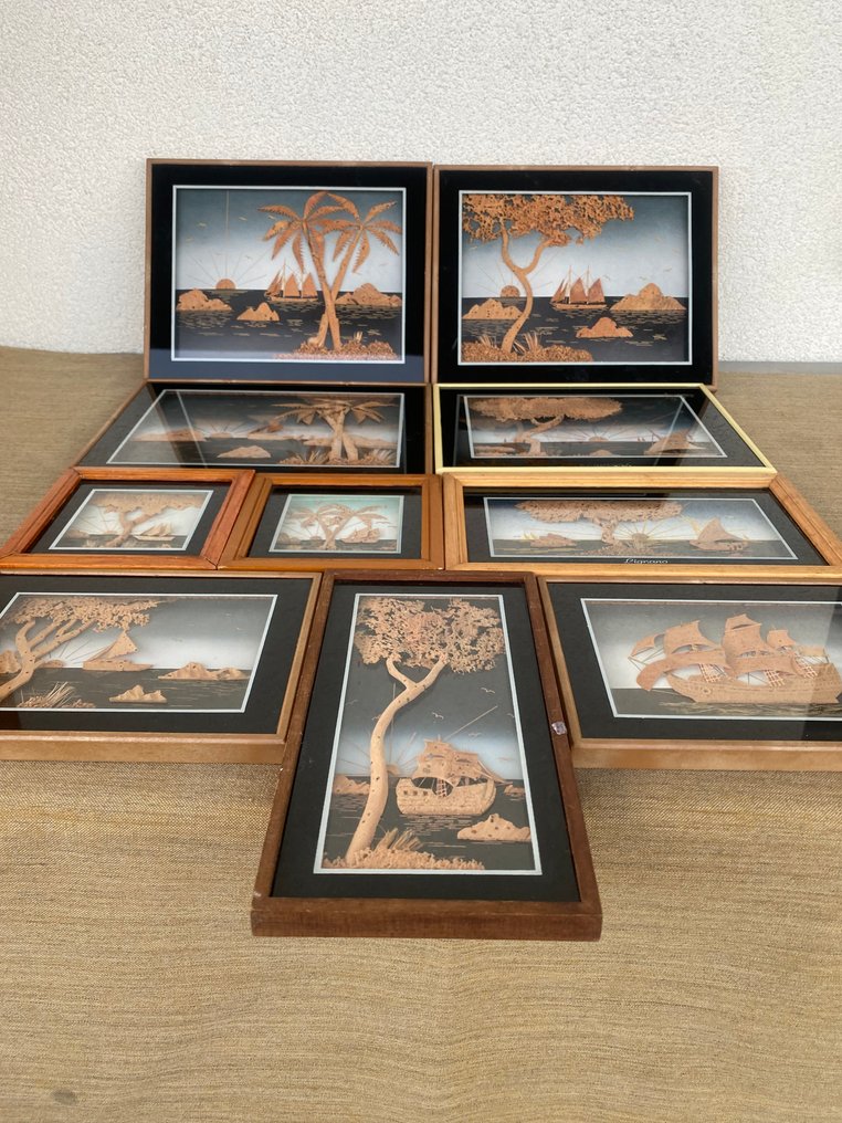 框架 (10)  - 木, 手工制作精美木结构和其他材料的3D视觉效果 #1.0