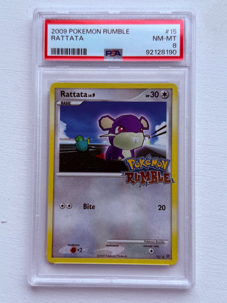 Pokémon Graded card - Rattata #15 - PSA 8 - Various sets #1.0