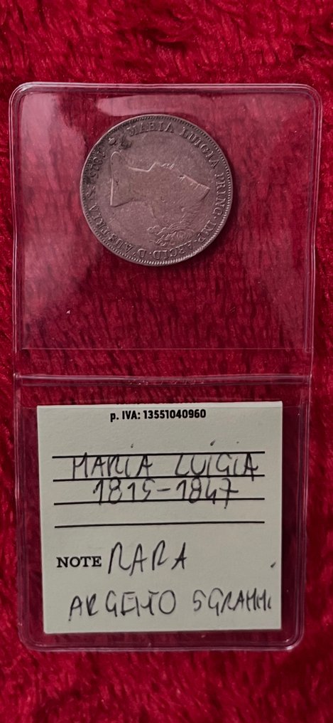 Italy, Duchy of Parma, Piacenza and Guastalla Maria Luigia. 1 Lira 1815 (No reserve price) #3.2