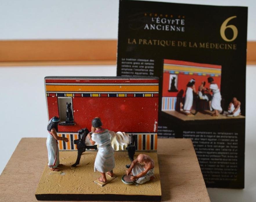  - 立体透视模型 Del Prado n° 6 - Egypte ancienne - 1/32 ème - La Pratique de la médecine #1.0