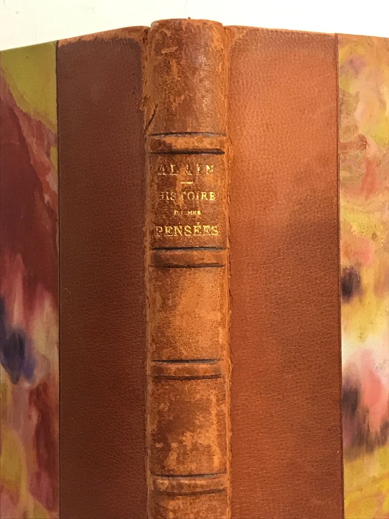 Signé; Alain - Histoire de mes pensées [avec un envoi à Olga Wormser] - 1936 #2.1