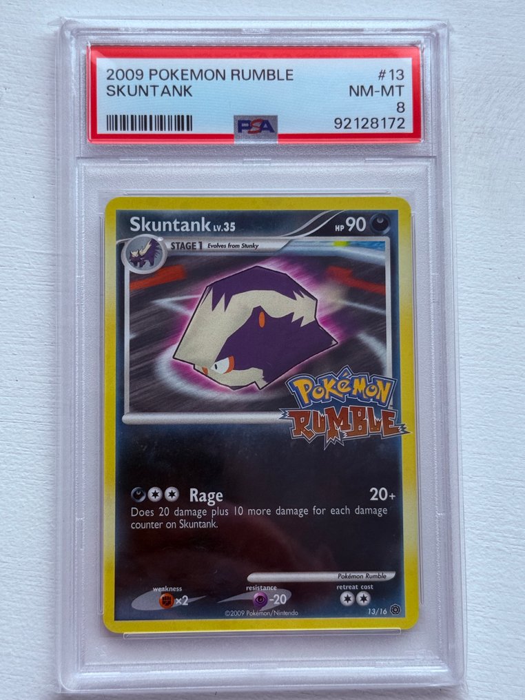 Pokémon - 1 Graded card - Skuntank 13/16 - PSA 8 - Various sets #1.0
