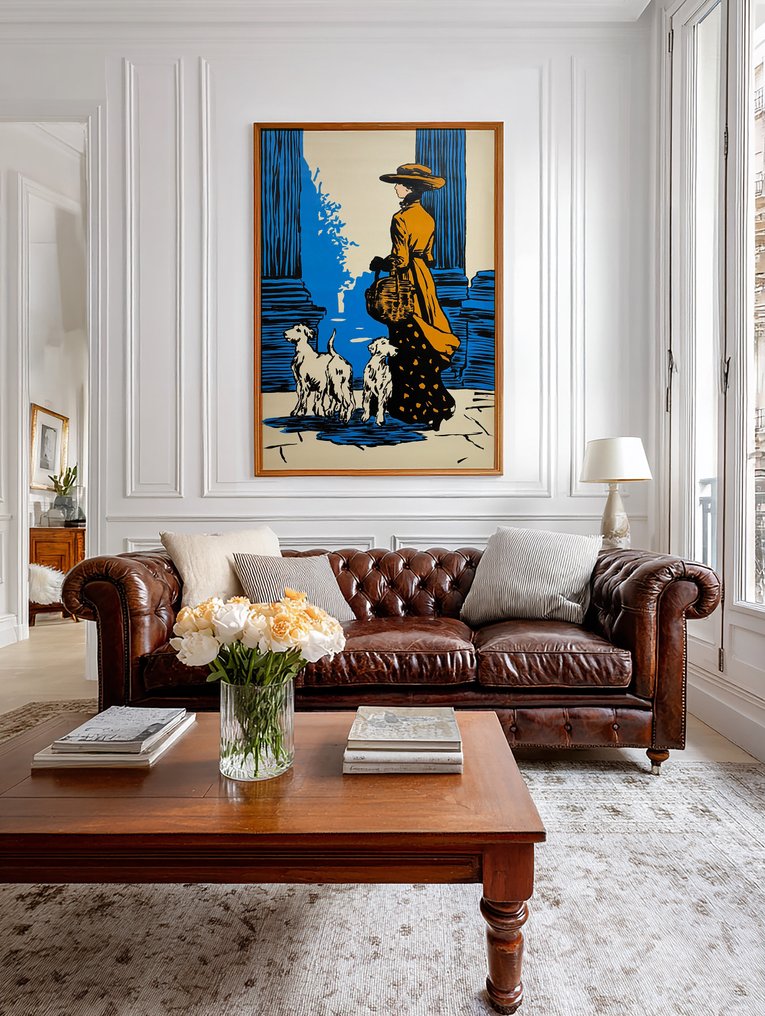 Flavia Delgado - PASEO CON PERROS  XL (NO RESERVE) #1.0