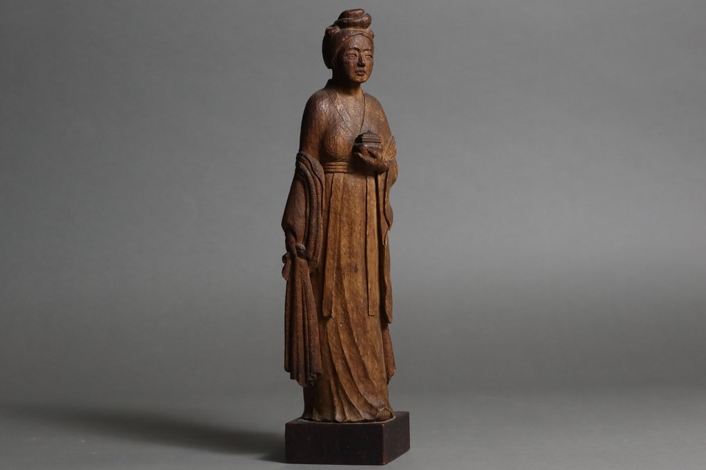 Tenpyo Bijin (Tenpyo Style Beauty) - 雕刻 木 - 日本 (沒有保留價) #1.0