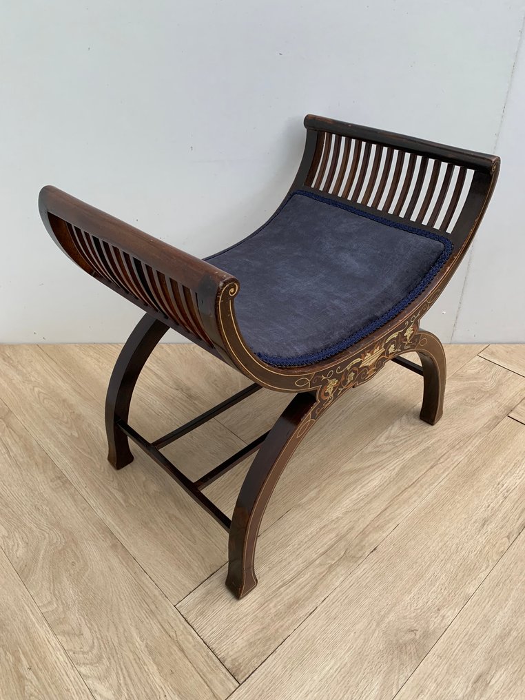 Stool - Mahogany - Edwardian Inlaid #1.0