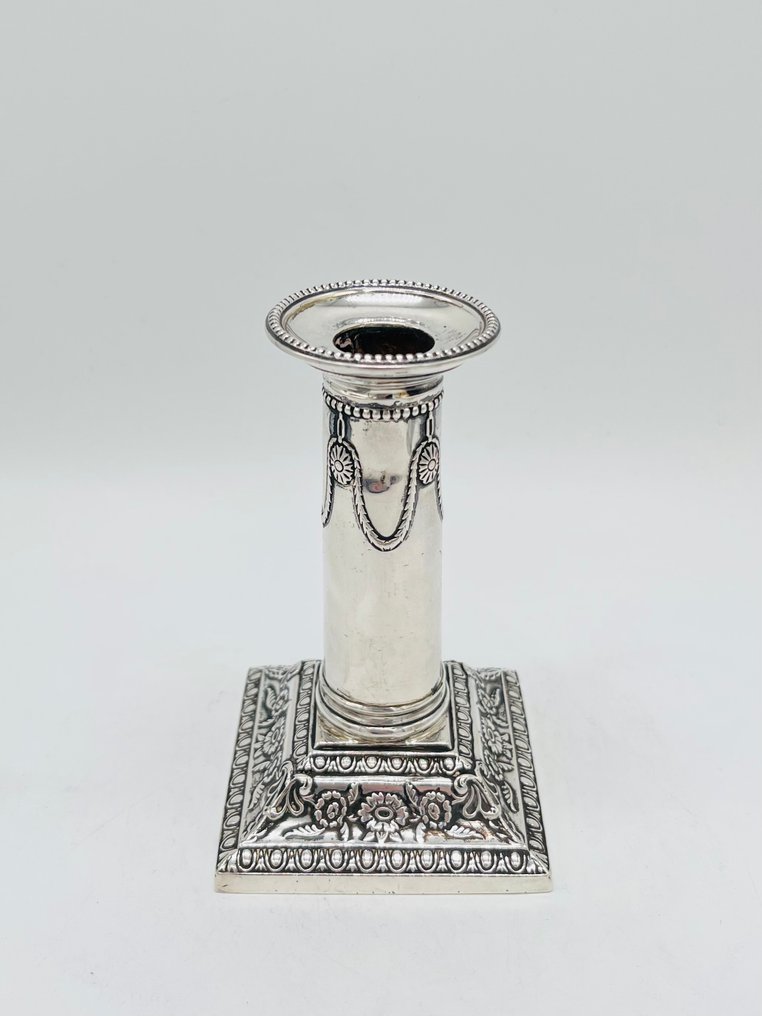 Thomas Bradbury & Sons - 燭台 (2) - .925 銀 - 柱状蜡烛图 #3.2