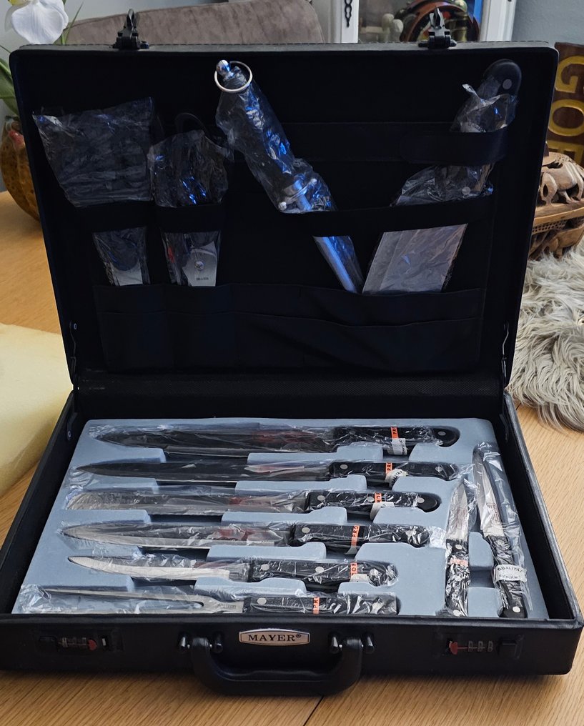 Mayer/sollingen - Set tacâmuri (12) - Profiline - Oțel - Set de unelte în valiză. #1.0
