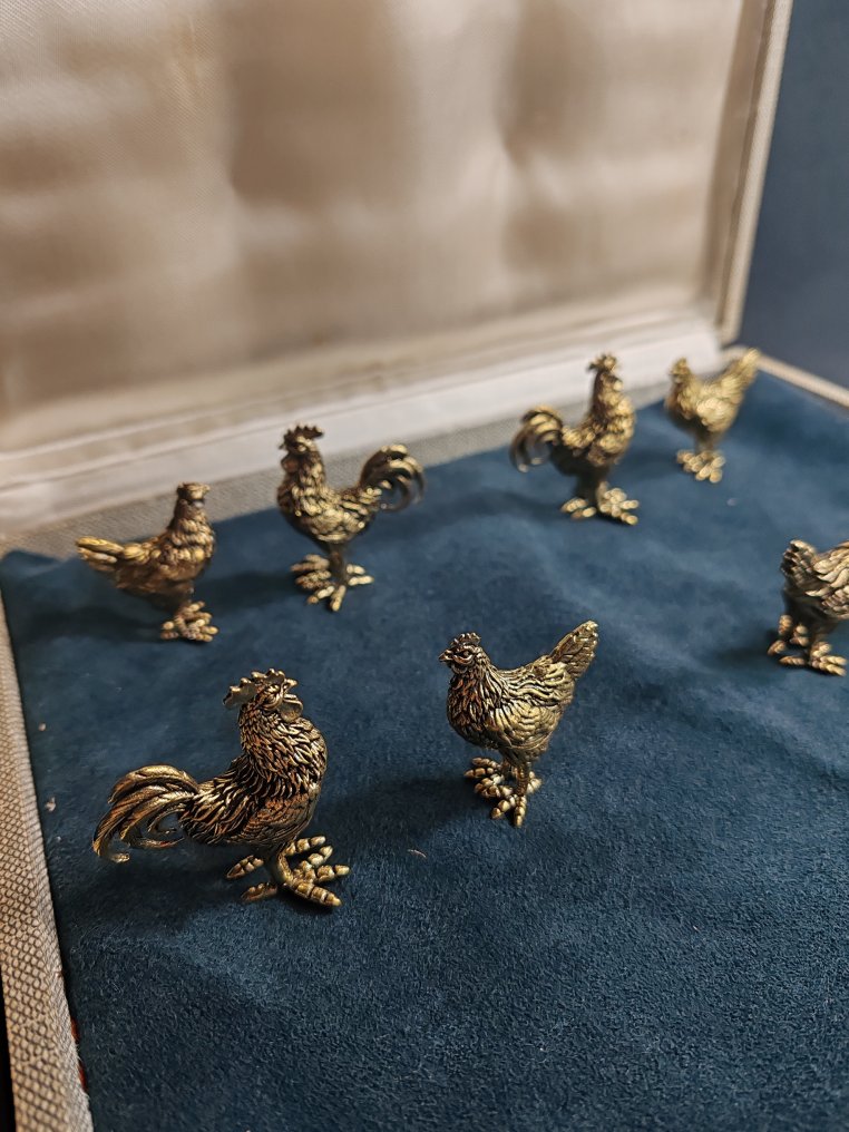 Knife rest (12) - Gilt bronze #3.2