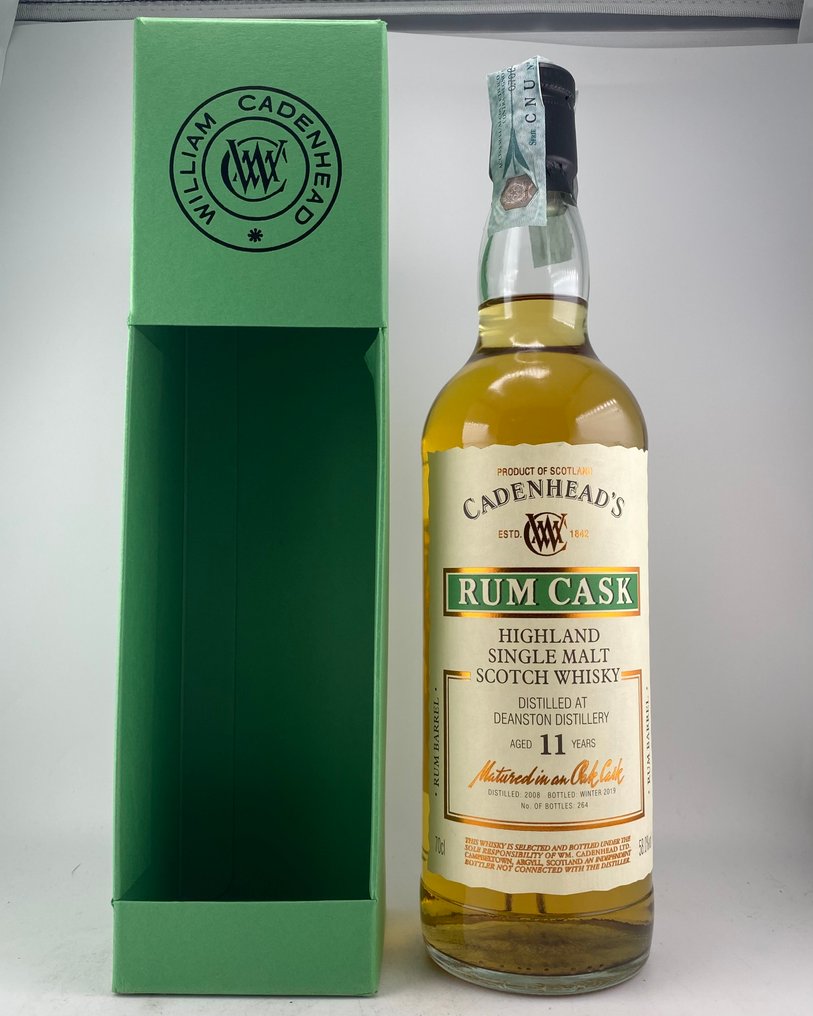 Deanston 2008 11 years old Rum Cask - Cadenhead's  - b. 2019  - 70 cl #1.0