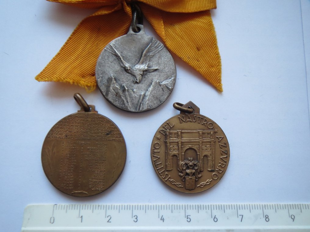 Olaszország. Lotto di 3 medaglie a tema militare (Nincs minimálár) #4.3