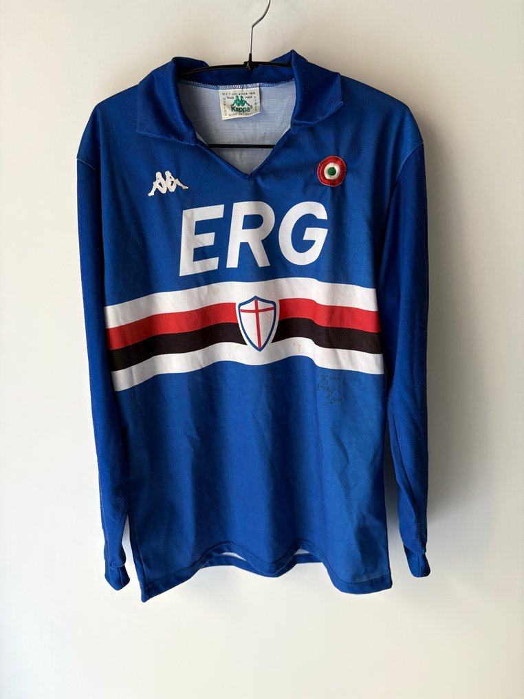 sampdoria - 意大利足球联盟 - Victor Munoz - 1988 - 足球衫 #1.0
