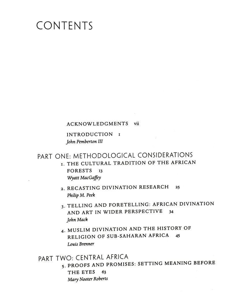 John Pemberton III - Insight and artistry in african divination - 2000 #3.2