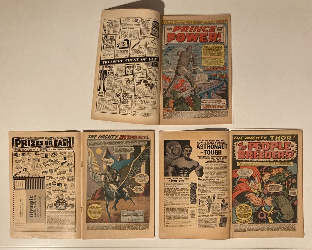 Marvel Various Titles #2 #10 #69 #89 #100 #134 - 1st app of In-Betweener, Titanium Man, High Evolutionary / Origin of Thanos & Gamora / Dr. Doom app - 6 Comic - First edition - 1963/1975 #4.3