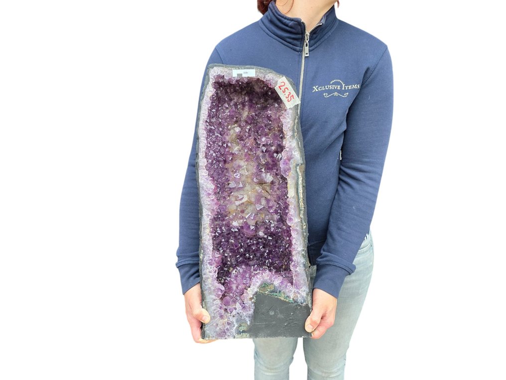 XL Amethyst Geode 紫水晶 - 高度: 52 cm - 闊度: 22 cm- 25.35 kg #1.0