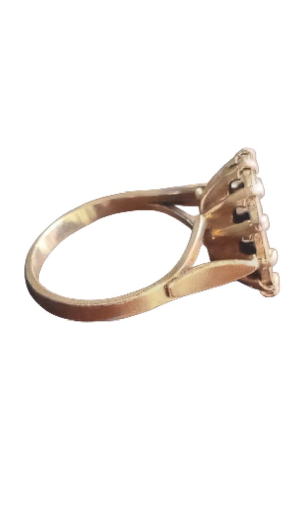 Ei pohjahintaa - Sormus - 9 kt. Keltakulta - XiX French Ring #2.1