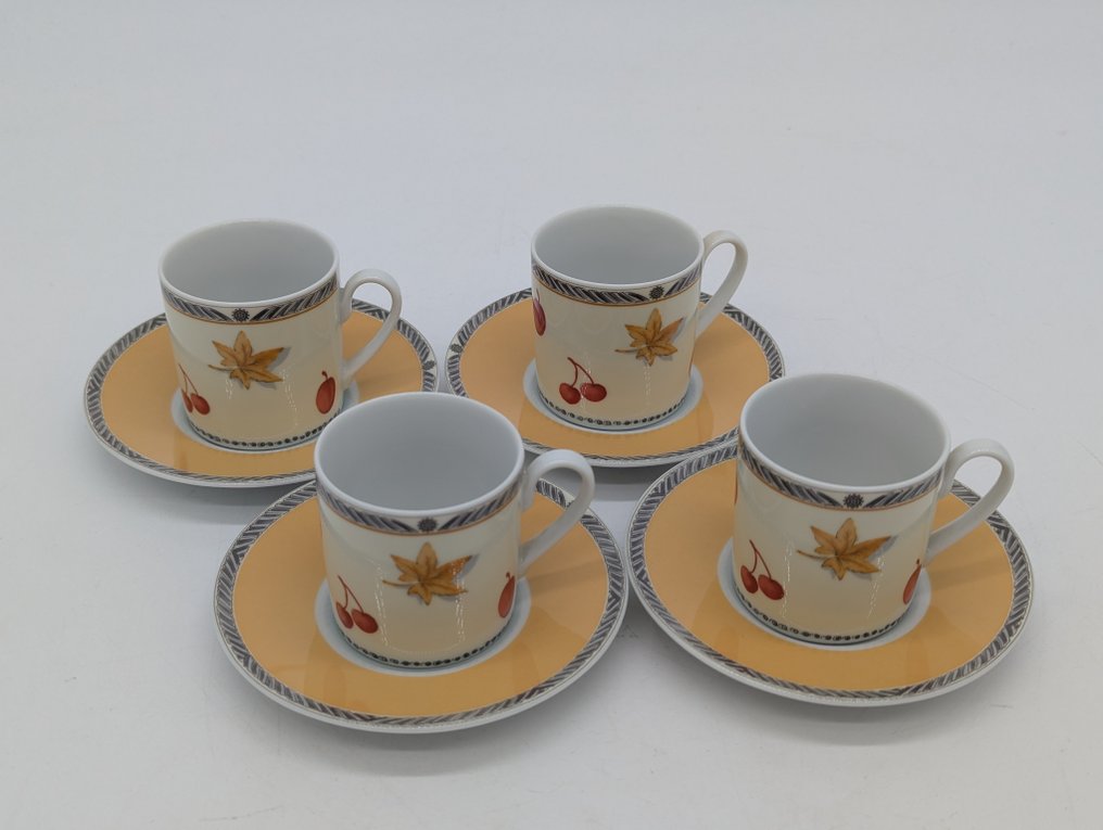 Rosenthal - Service à thé et café - Julia Herbstlaub – Mokka-Service, 4-teilig - Porcelaine #1.0
