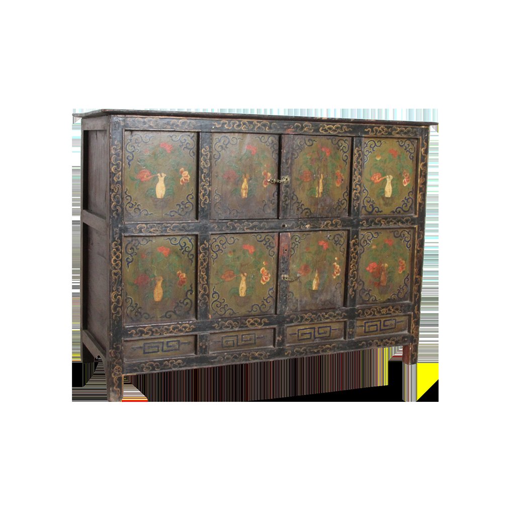 Ταβάνι θρησκευτικό ντουλάπι. - Softwood - Νεπάλ - 19ος αιώνας #1.0