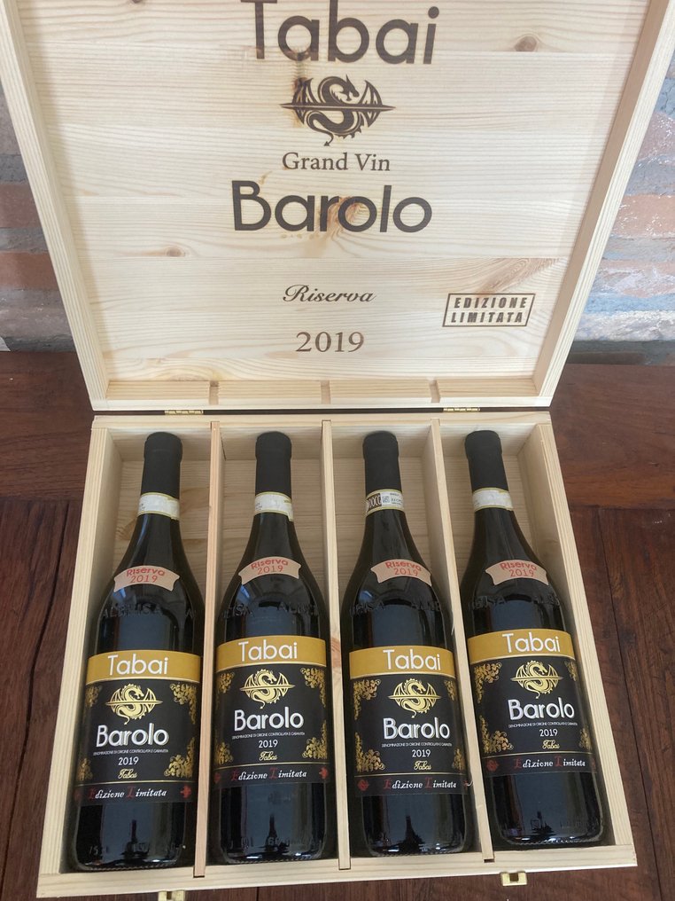 2019 Tabai - Edizione Limitata Numerata - Barolo Riserva - 4 Bouteilles (0,75 L) #3.2