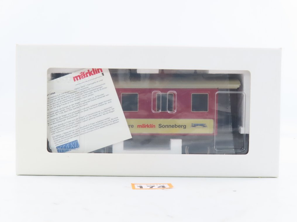 Märklin 1 - 54717 - Machetă tren transport călători (1) - 2-vehicul de pasageri cu inscripția '10 Ani Marklin Sonneberg' #3.2