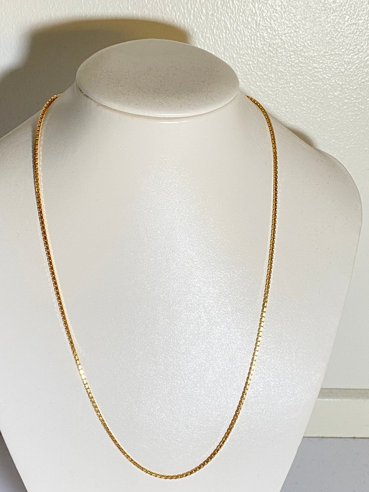 Zonder minimumprijs - Halsketting - 18 karaat Geel goud #1.0