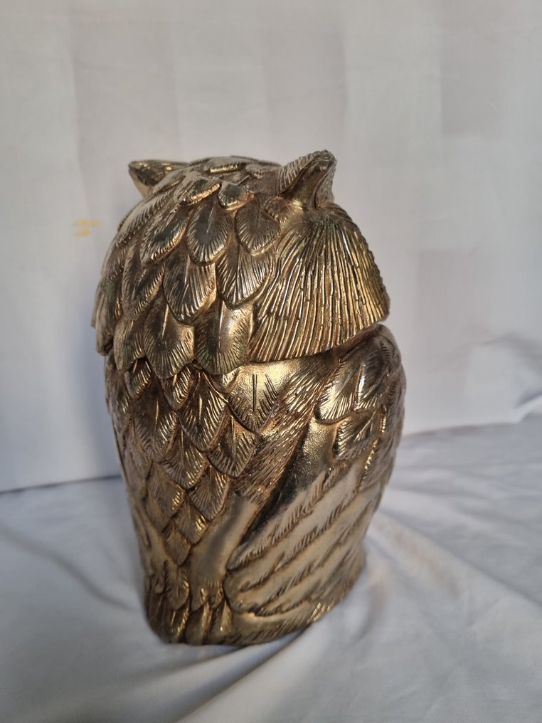 Isspand - ugler - guldmetal #2.1