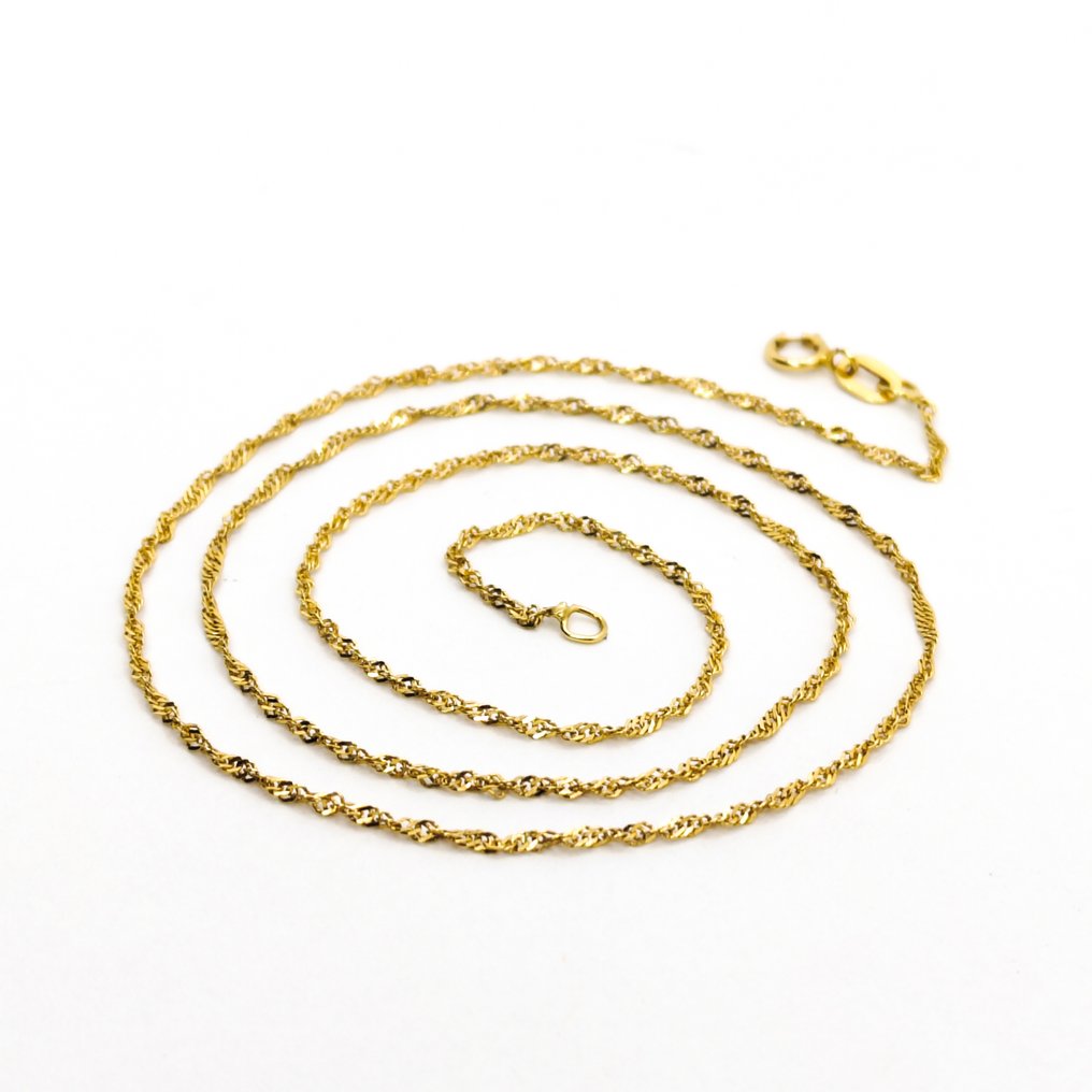 沒有保留價 - 吊墜頸鏈 - 18 克拉 黃金 #4.3