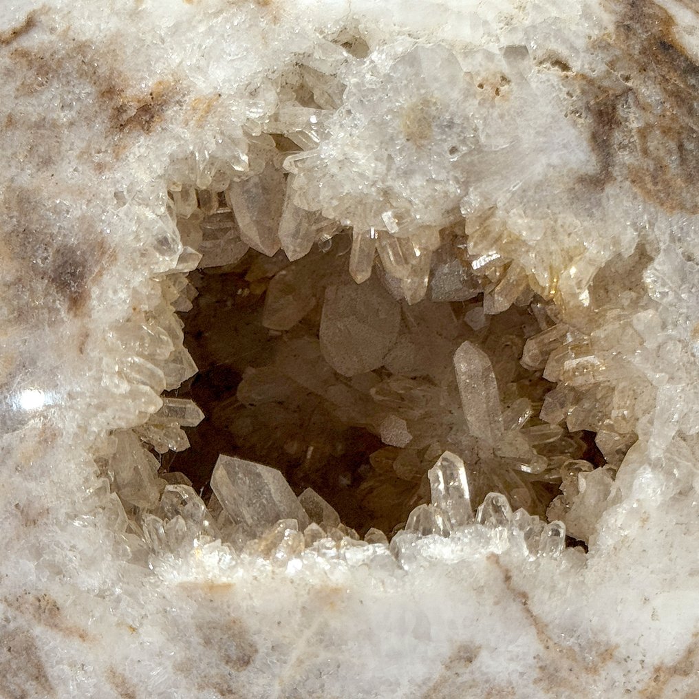 无底价 - 精美的石英水晶对 放在底座上的球体- 2400 g - (2) #3.2