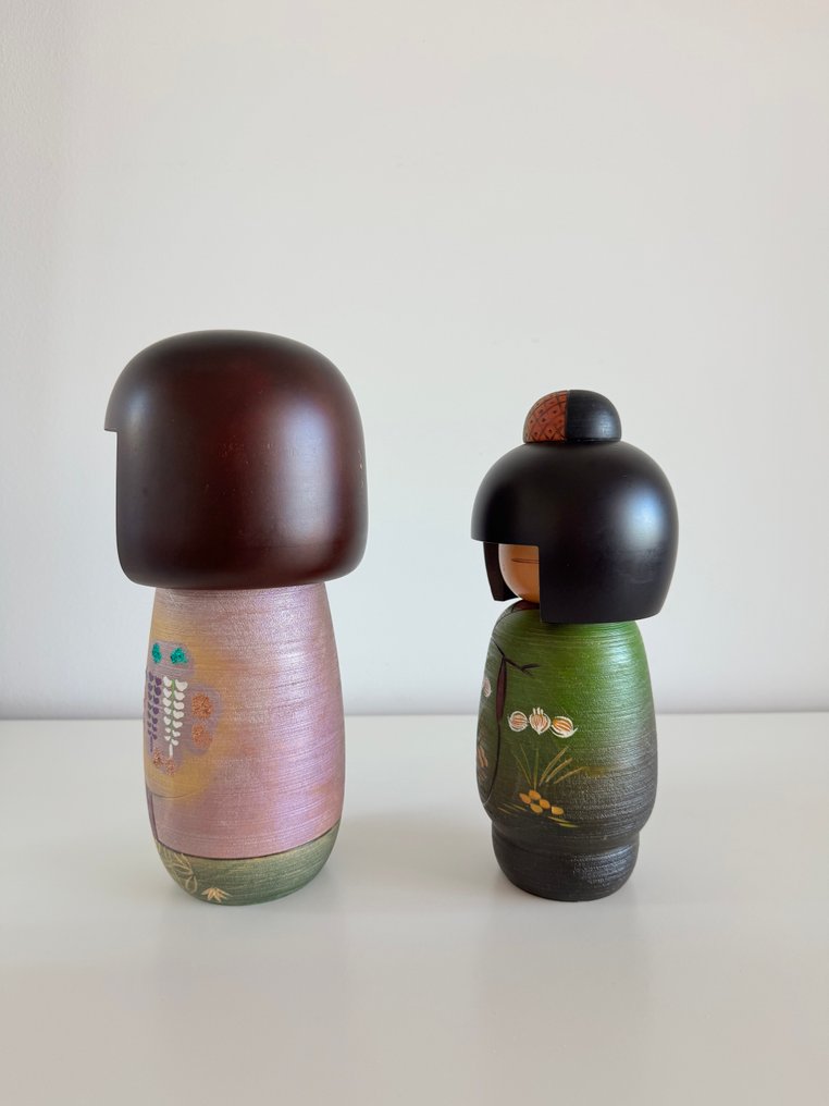 永恒复古的日本创意小木偶,藤川正江手工优雅之作 - 木 - Fujikawa Masae - 日本 - 昭和年代(1926-1989) #3.2