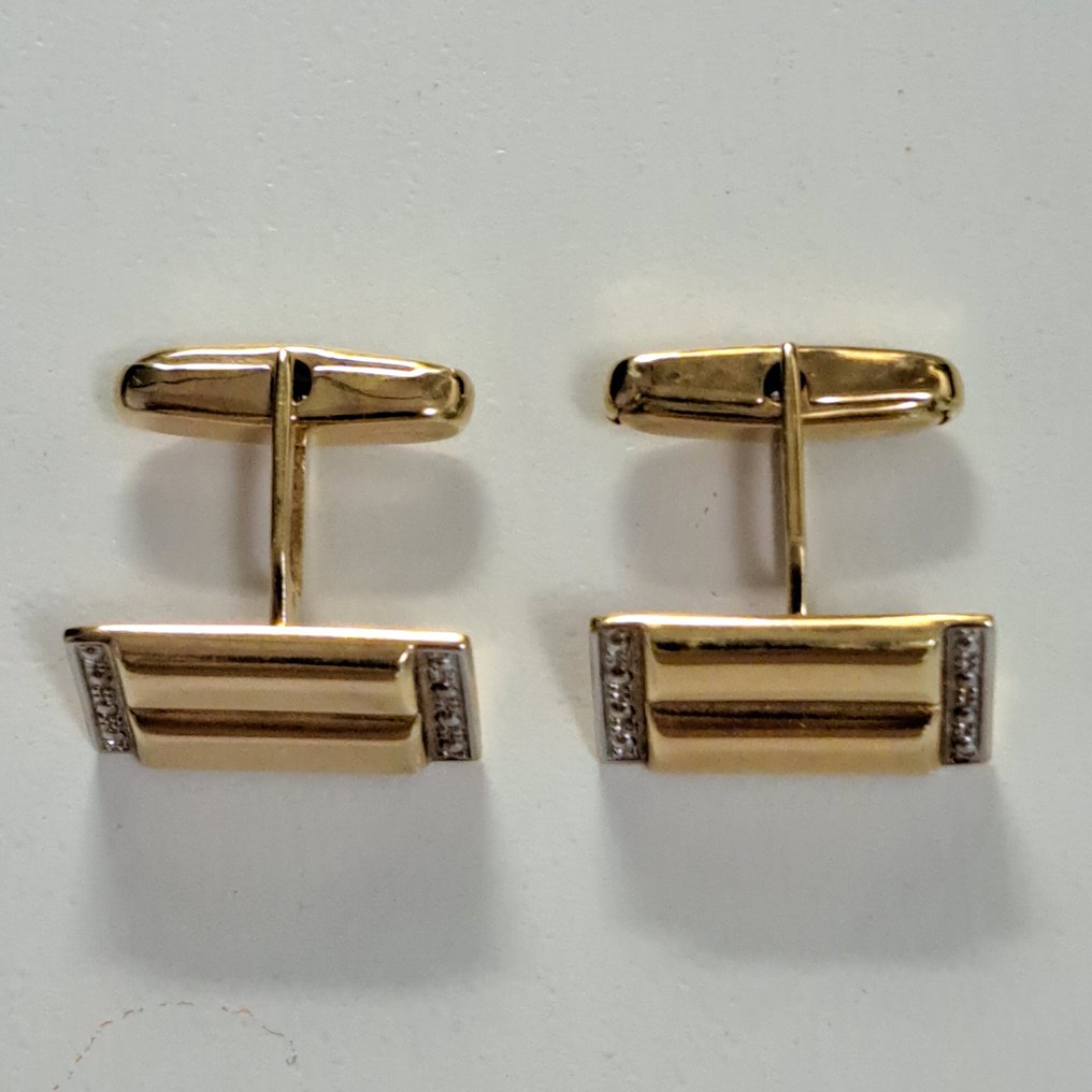 Kalvosinnapit - 14 kt. Keltakulta #1.0