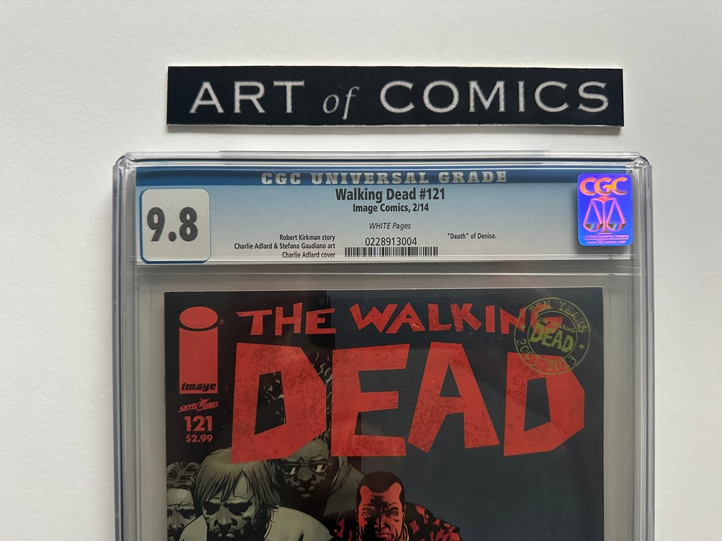 The Walking Dead #121 - Death of Denise - CGC 9.8 - 1 Graded comic - First edition - 2014 #2.1