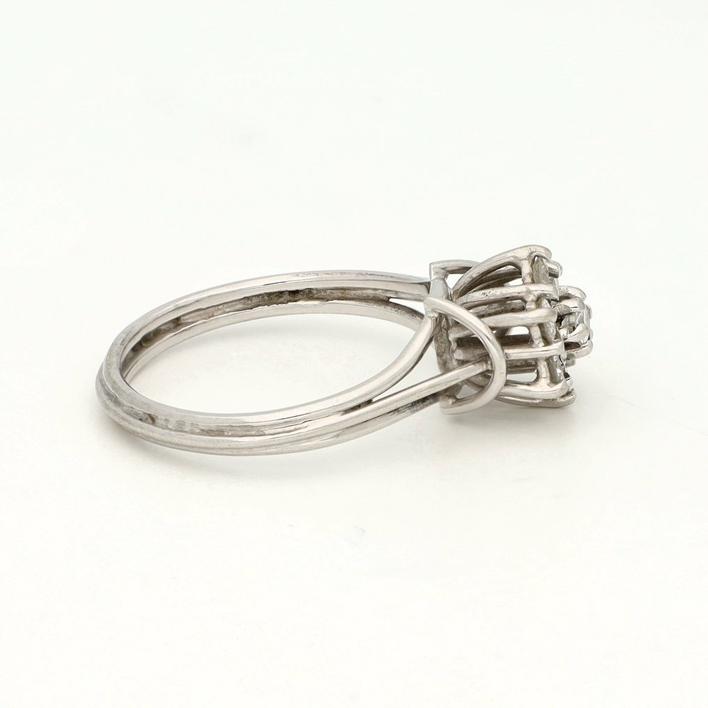 Ring - 18 karaat Witgoud Diamant (Natuurlijk) #4.3