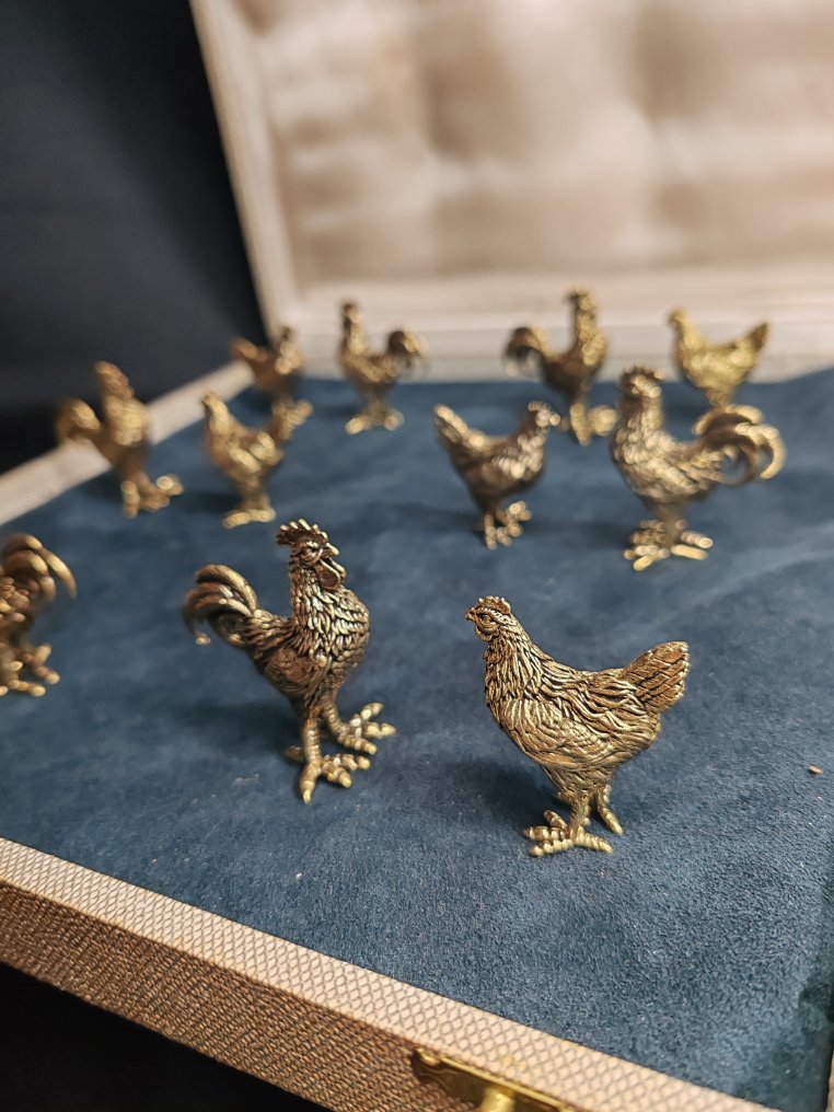 Knife rest (12) - Gilt bronze #2.1