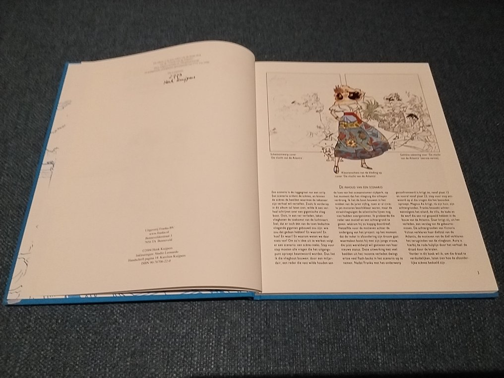 Franka 11 - De vlucht van de Atlantis - luxe linnen HC - 1 Album - Edición limitada y numerada - 2004 #4.3