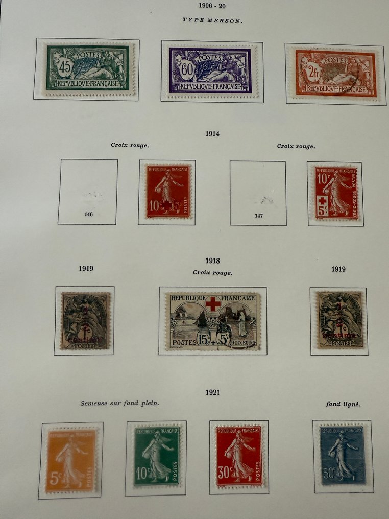 Γαλλία - Συλλογή 1900/1957 (χωρίς τελικό κατάλογο) πολύ πλήρης από το 1938 - αξία + 2500€ #2.1