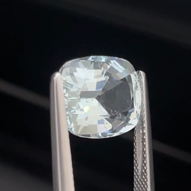 Ingen reservasjonspris Blå Akvamarin - 8.06 ct - Internasjonal forening for fargede edelstener (ICA GemLab) #2.1