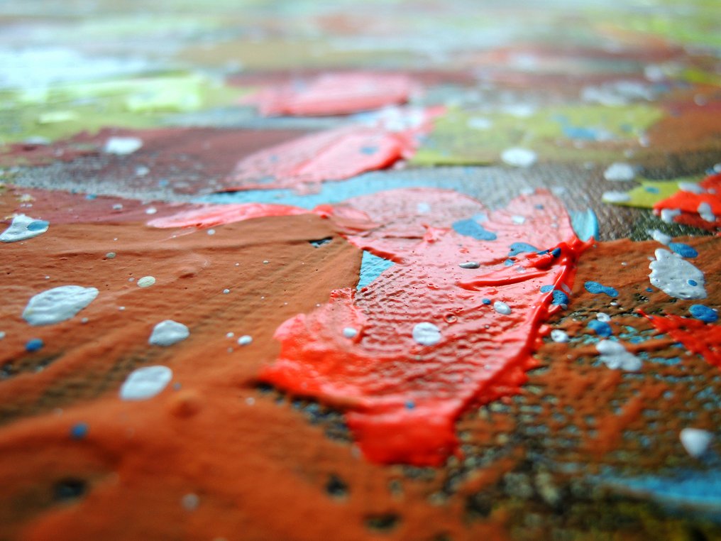 Monika Spiewak - Tree - XXL - Oil Painting Stretched On The Frame - Ready To Hang - 1/1 Unique Piece #2.1