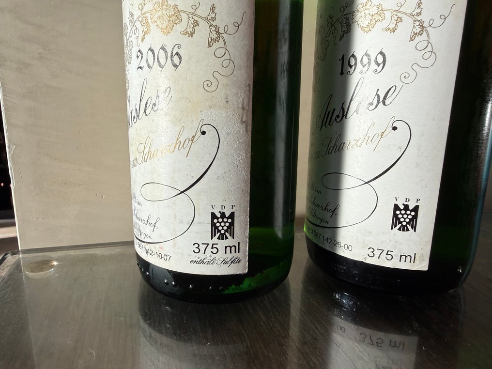 1999 , 2009 Egon Muller Scharzhofberger Riesling Auslese - Mosel-Saar-Ruwer Auslese - 2 Demi bouteilles (0,375 l) #3.2