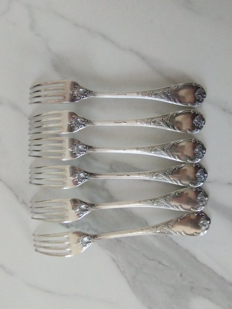 Christofle - Cutlery set (42) - Marly - Silverplated #2.1