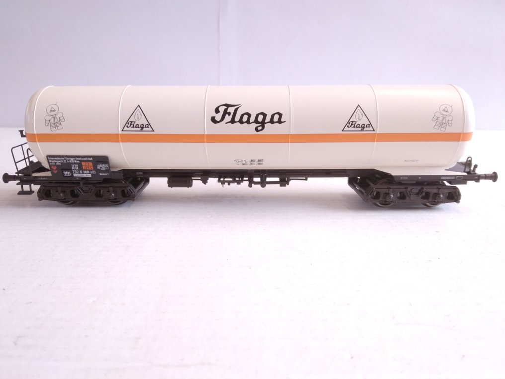 Roco H0 - 44073 - Modeltogvogn (1) - Citernes Gaz - Chemnitz Linz AG - DB #3.2