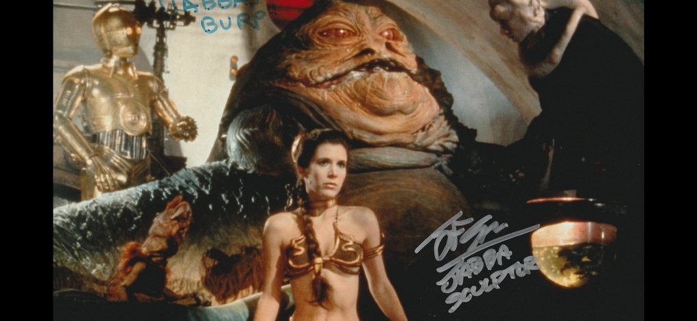 Star Wars Episode VI: Return of the Jedi - Jabba the Hutt - Signed by John Coppinger and Howie Hammermann #3.2