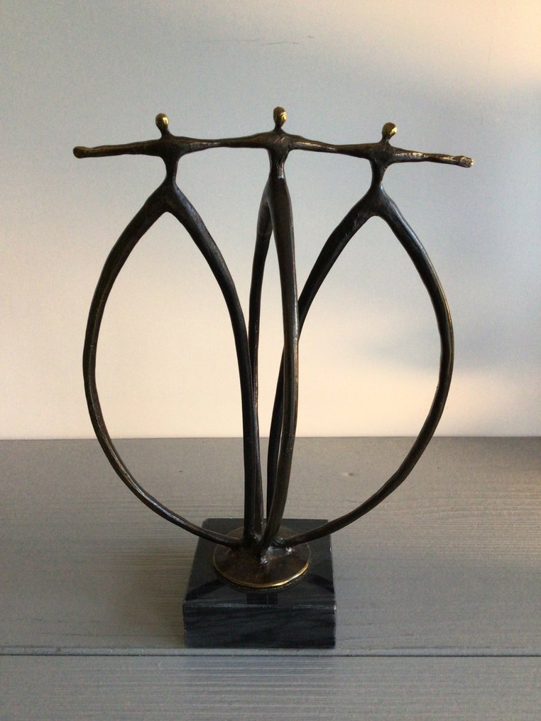 Corry Ammerlaan - 雕刻, “ Drie-eenheid “ - 22 cm - 合金 #3.2